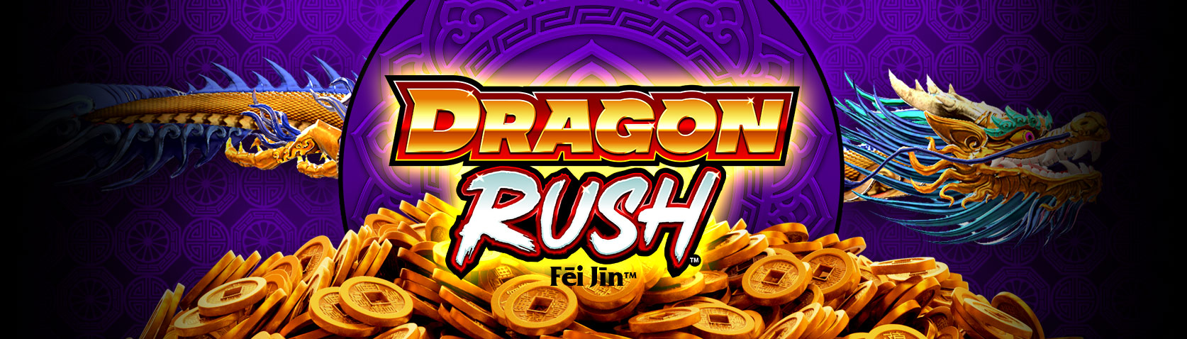 Dragon Rush Fei Jin slot machine cabinet by Incredible Technologies