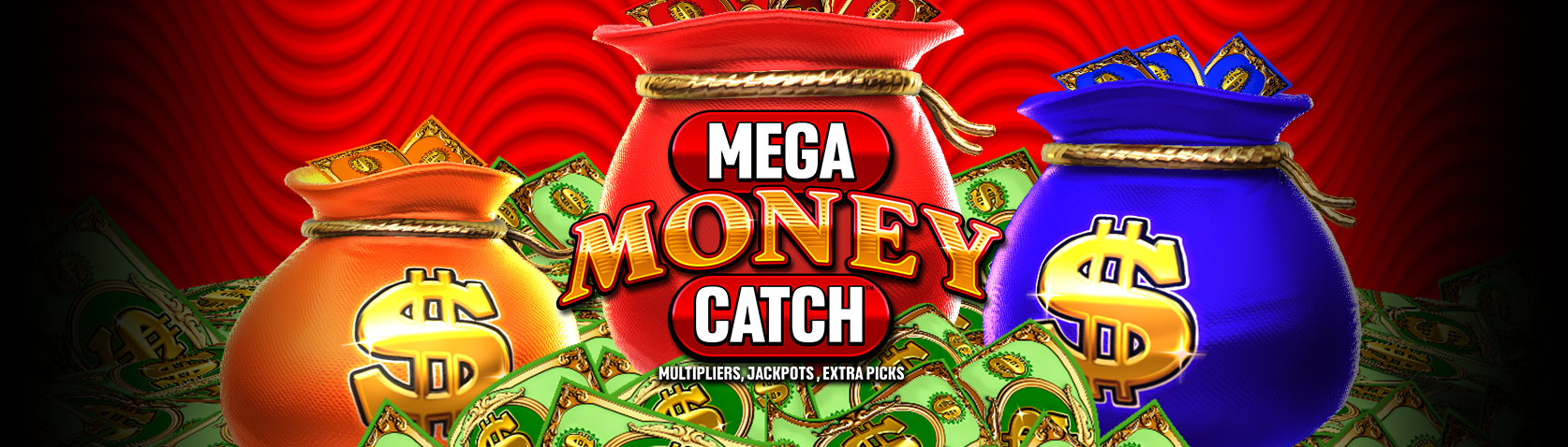 Mega Money Catch (MJE) slot machine cabinet by Incredible Technologies