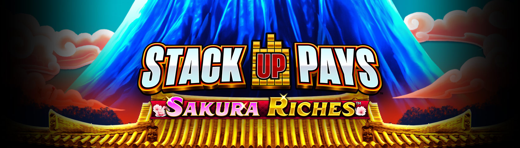 Stack Up Pays Sakura Riches slot machine cabinet by Incredible Technologies