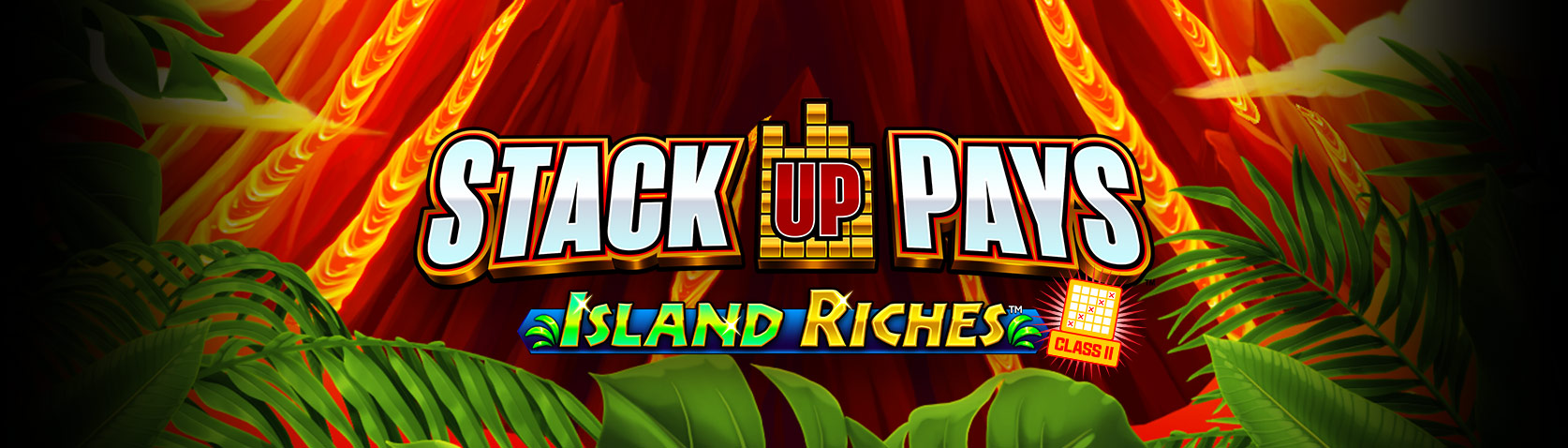 Stack Up Pays Island Riches slot machine cabinet by Incredible Technologies