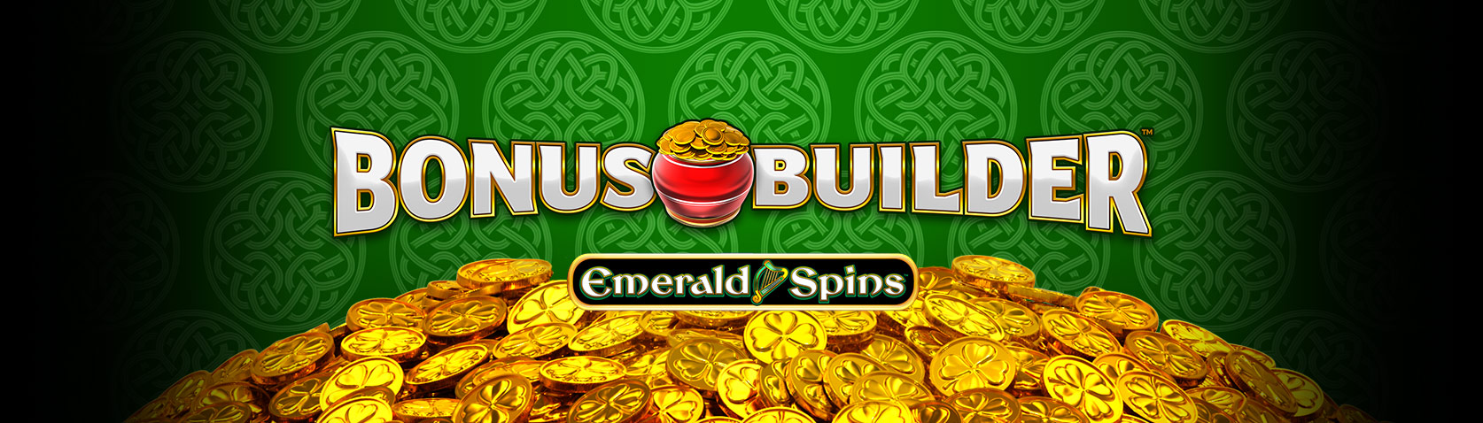 Bonus Builder Emerald Spins slot machine cabinet by Incredible Technologies