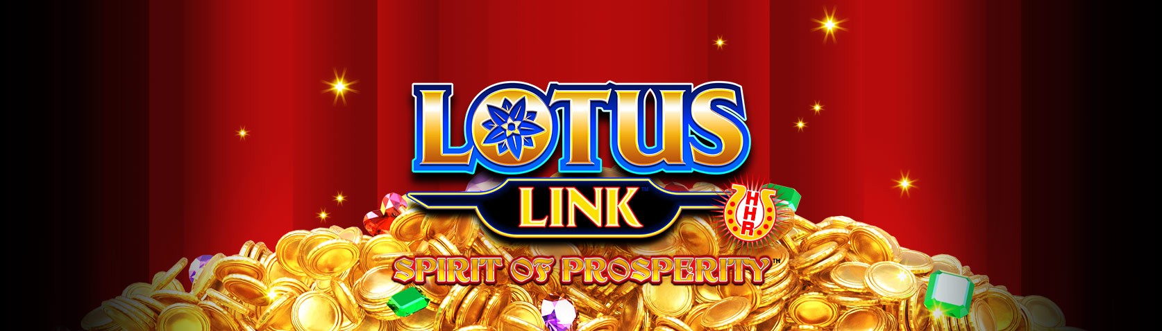 Lotus Link Spirit of Prosperity slot machine cabinet by Incredible Technologies