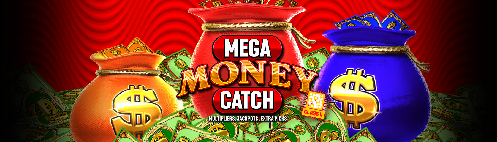 Mega Money Catch (MJE) slot machine cabinet by Incredible Technologies
