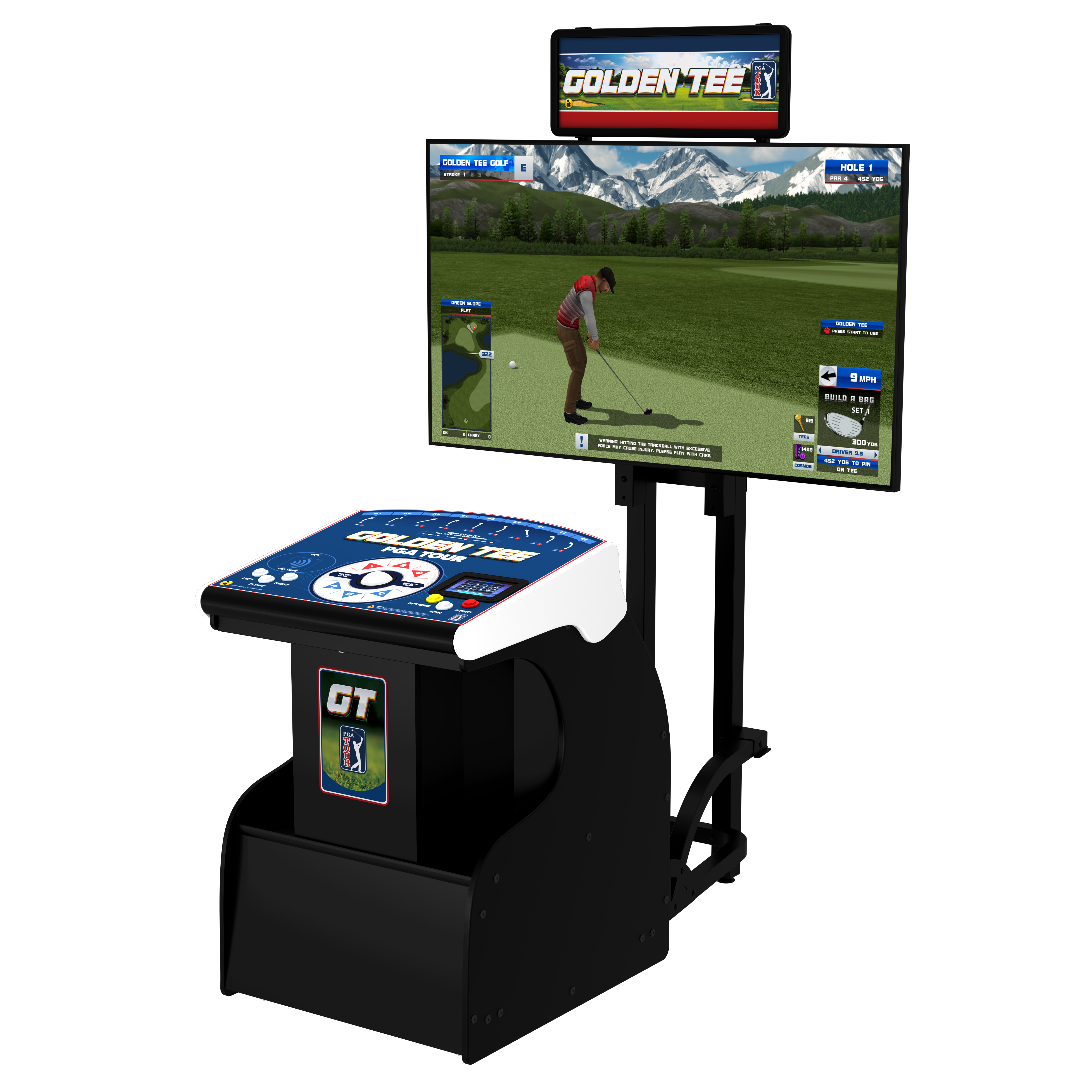 Golden Tee PGA TOUR Showpiece Pro Cabinet
