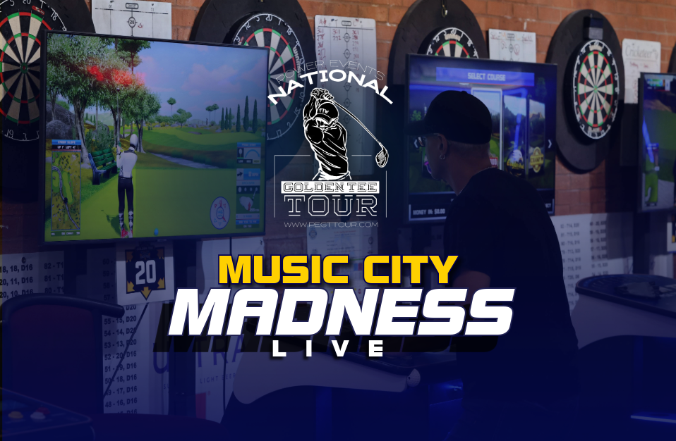 <h1>Music City Open Match Play Live Stream! </h1><p>Watch Championship Sunday at the Nashville Golden Tee tournament live!</p> Marquee 0