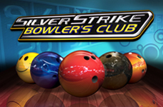Silver strike bowling player club card