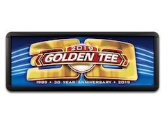 Lighted Golden Tee Marquee