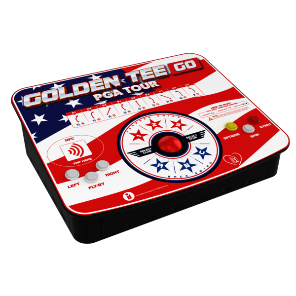 Golden Tee GO PGA TOUR: Stars and Stripes Edition cabinet